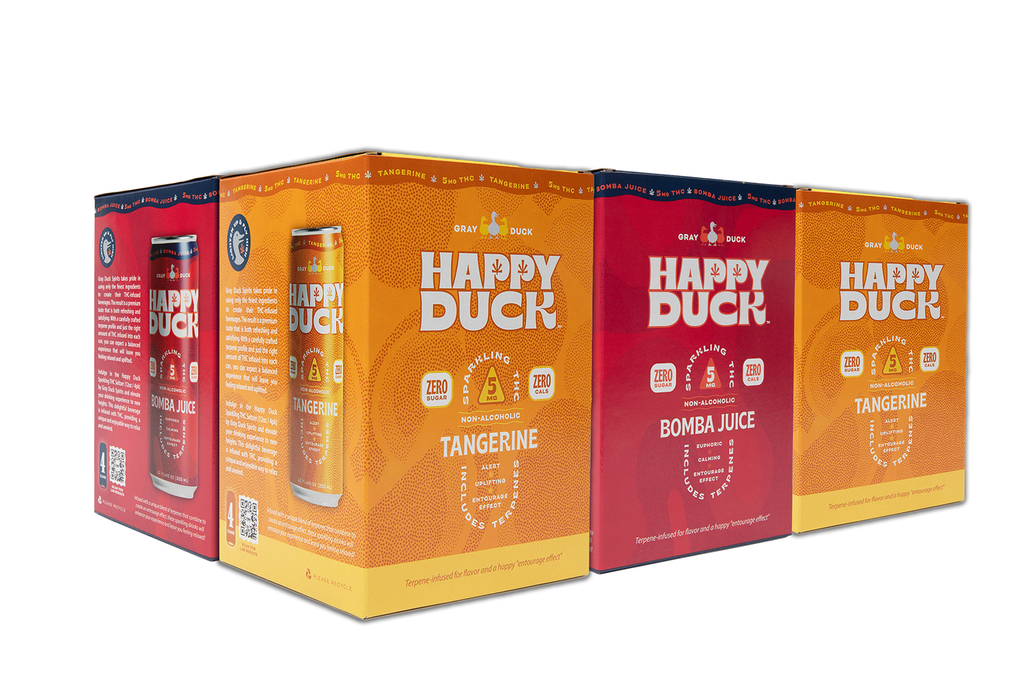 THC Infused Tangerine/Bomba Seltzer | 5mg | Mixed 24 pack