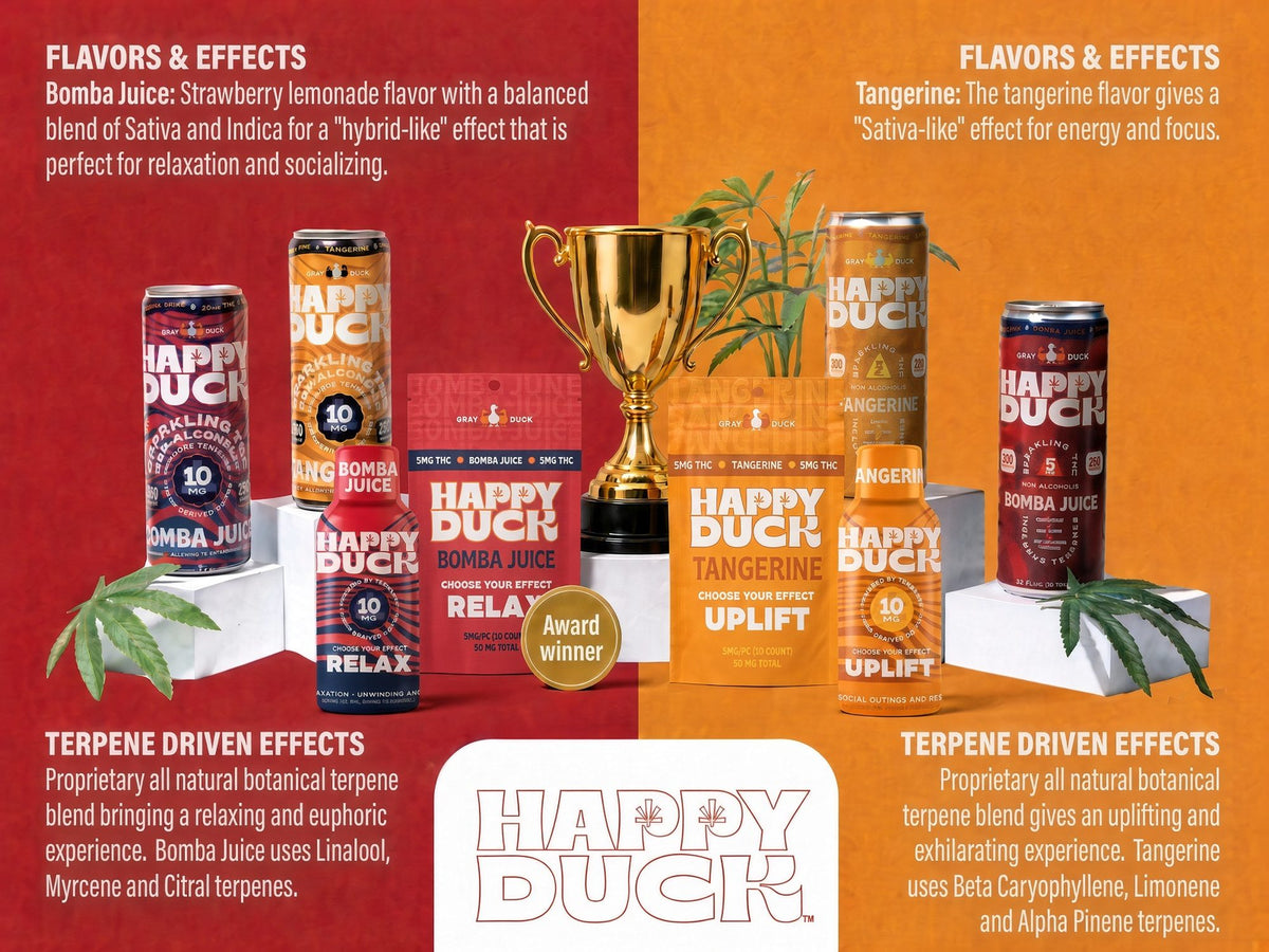 Happy Duck flavors and effects board