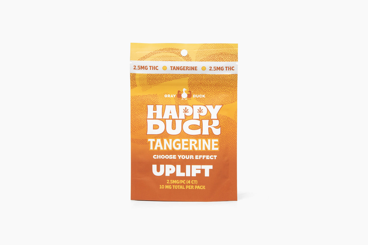 THC Infused Gummies | Tangerine | 2.5mg | 4 Pack
