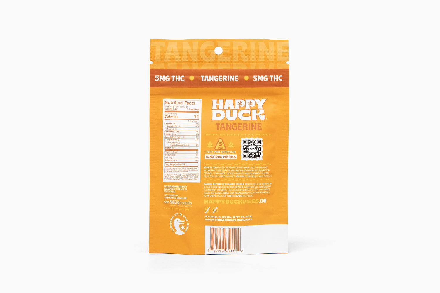 THC Infused Gummies | Tangerine | 5mg - 10 Pack | 10 Count Box *PREORDER*