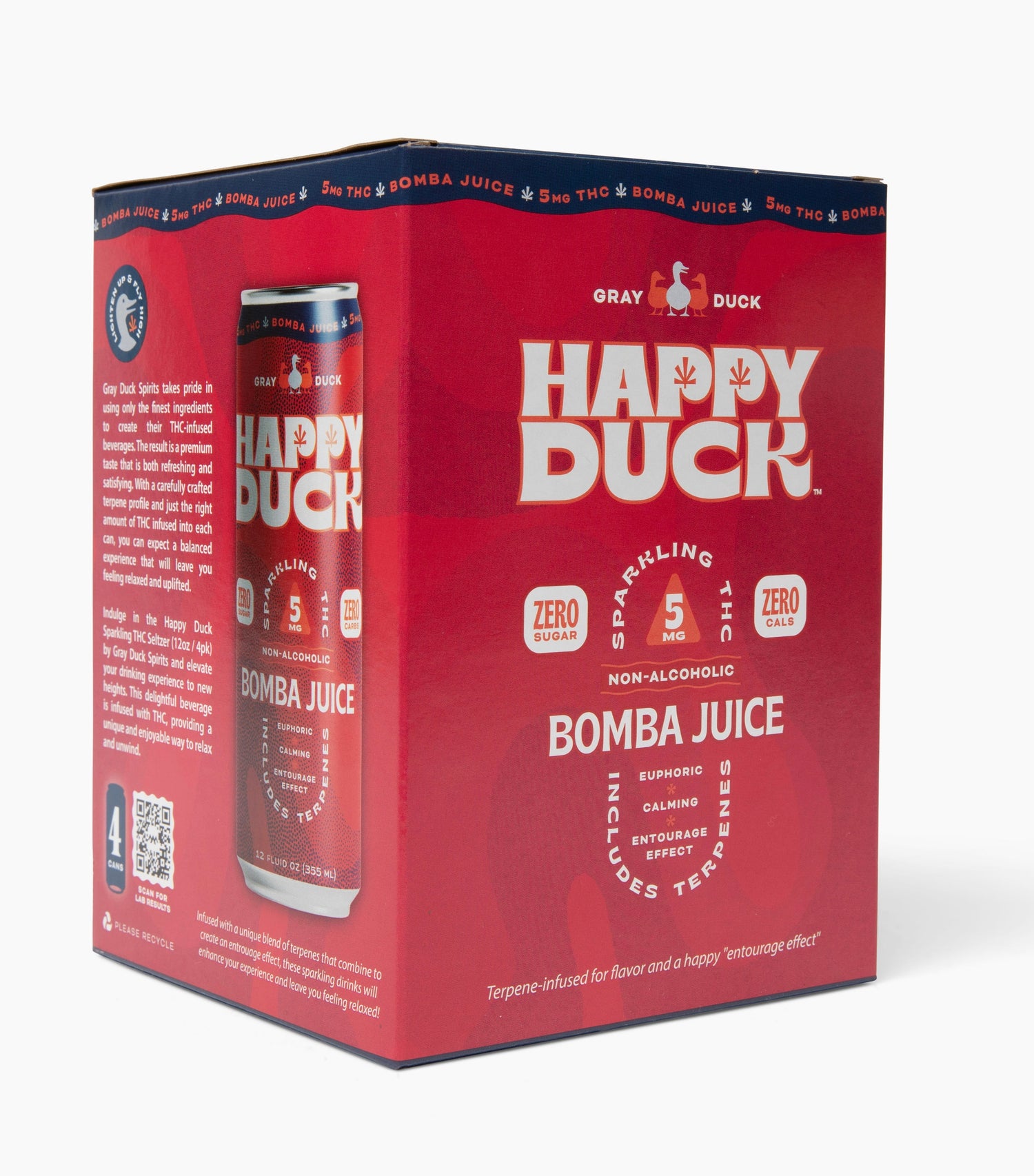 THC Infused Bomba Juice Seltzer | 5mg | 24 pack