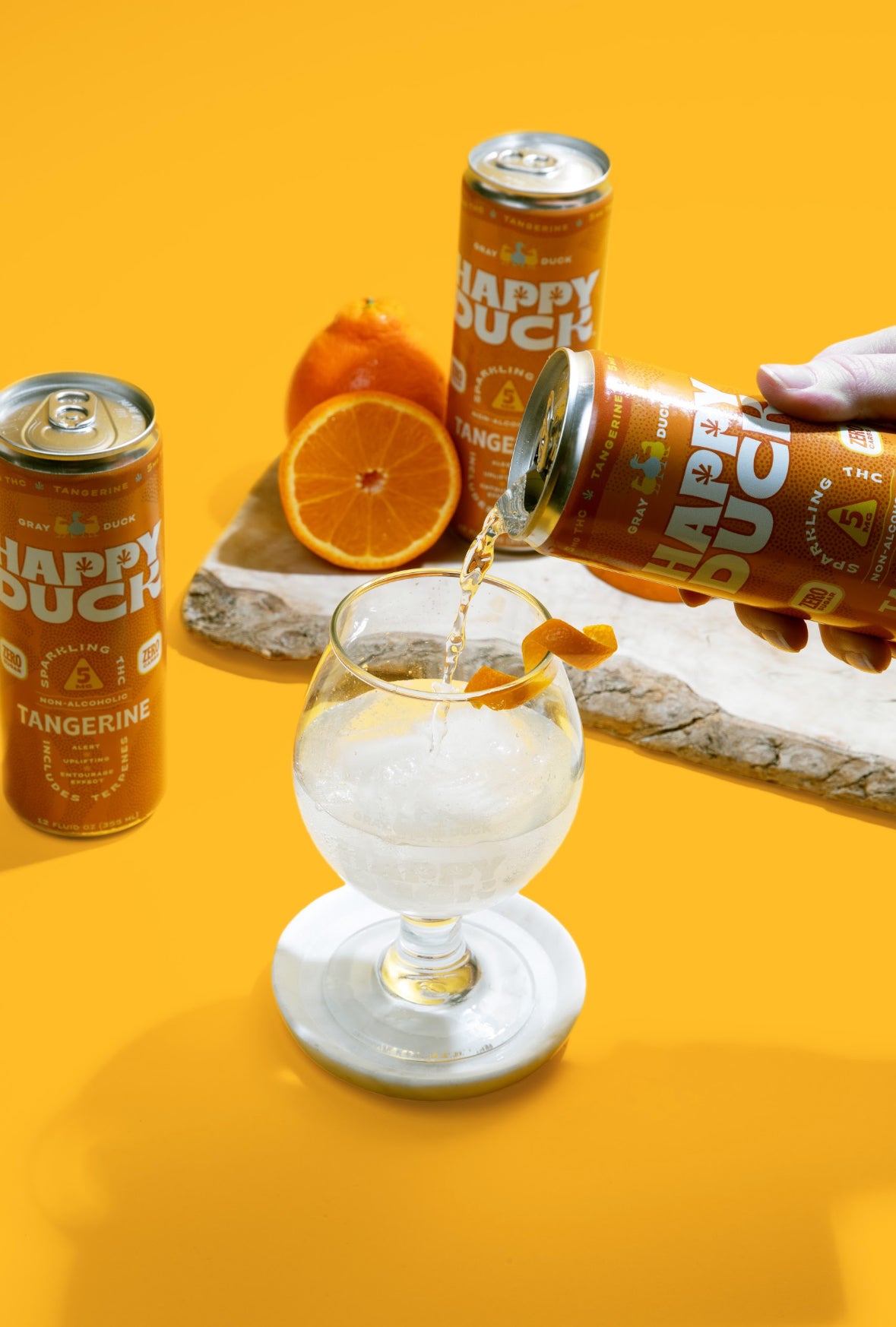 THC Infused Tangerine Seltzer | 5mg | 24 pack